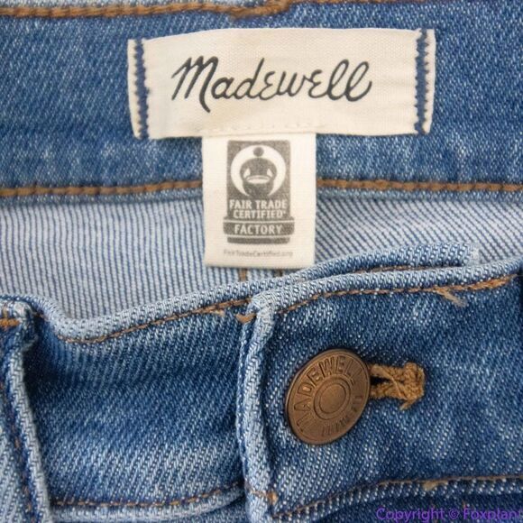 NEW Madewell Stovepipe Jeans in Leaside Wash, 27 - Picture 12 of 16